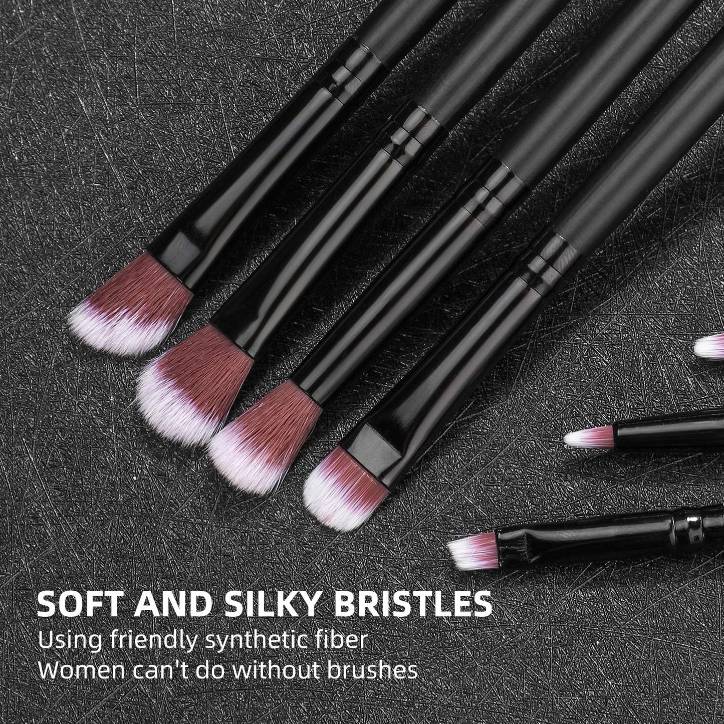 BS-MALL™ 14-Piece Premium Synthetic Makeup Brush Set – Foundation, Powder, Concealer & Eyeshadow Brushes
