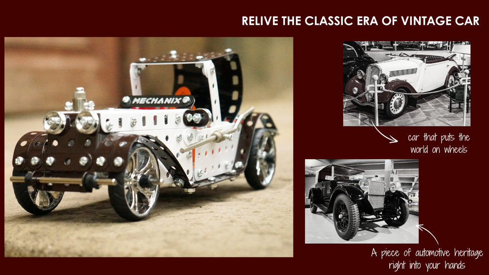 Mechanix Toy's Vintage Car – Collector’s Edition