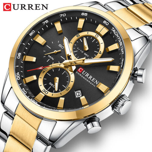 Sophisticated Style: CURREN Stainless Steel Watch